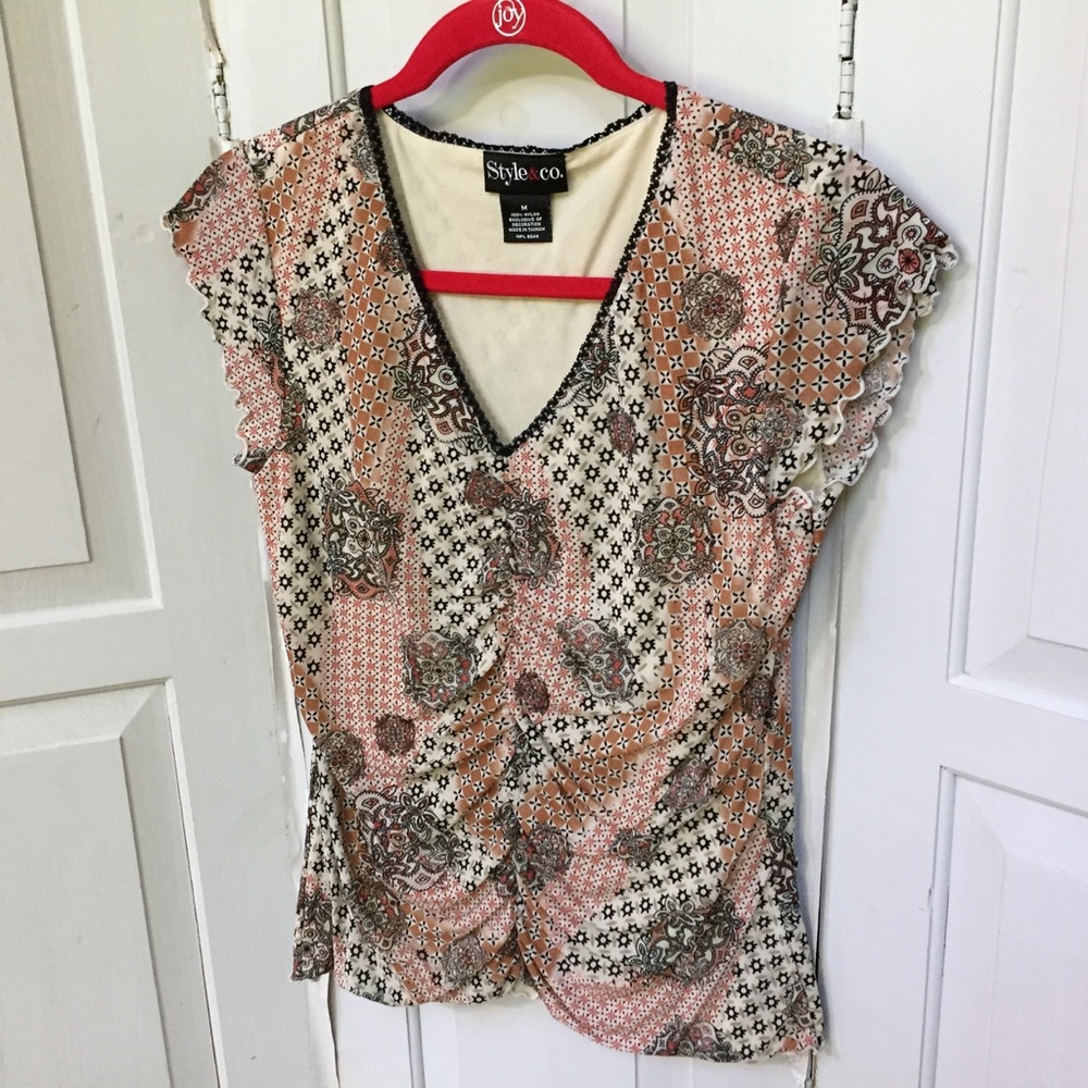 Style & Co. Ruched Top - Picture 7 of 12